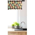 thumbnail image 2 of Ambesonne Autumn Valance Pack of 2, Trees with Fallen Leaves, 42"X12", Taupe Multicolor, 2 of 3