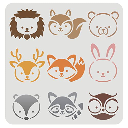 16pcs Easter Stencils Reusable For Painting On Wood 8 X 8inch Cute Bunny  Sketch Stencils Birthday Stencils Craft Drawing Template For Easter Party  Cards Scrapbook Notebook Home Decoration, High-quality & Affordable