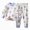 G930-Sky Blue, variant on HFHAPW Toddler Kids Boys Girls Pajama Pants Set 2Pcs Long Sleeve Print Top and Pants Pjs Sleepwear Toddler Kids