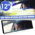 thumbnail image 2 of Car Rearview Mirrors,Car Universal 12Inch Interior Clip on Panoramic Rear View Mirror Wide Angle Rear View Mirror, 2 of 10