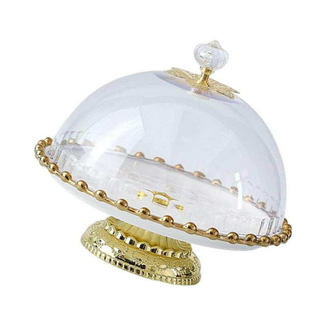 kurtrusly European Style Ceramic Cake Stand Fruit Rack Serving Tray for Snack White