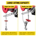 thumbnail image 4 of BENTISM Electric Hoist 110V Electric Winch 1320LBS with Wireless Remote Control, 4 of 9