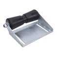 thumbnail image 1 of 8, 10, 12 Boat Trailer Rollers, Black Rubber Bow Keel Roller with Bracket, Galvanized Steel, Essential Boat Trailer Accessory, Boat Loading and Launching Roller Assembly Kit, 1 of 7