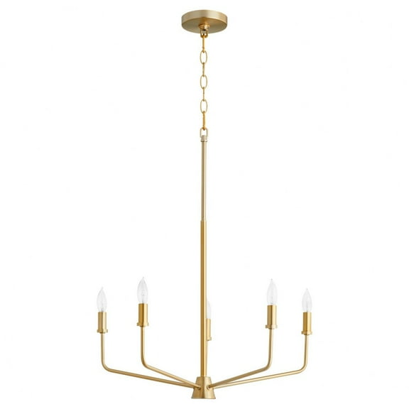 Quorum Lighting - Harmony - 5 Light Chandelier In Transitional Style-17.5 Inches