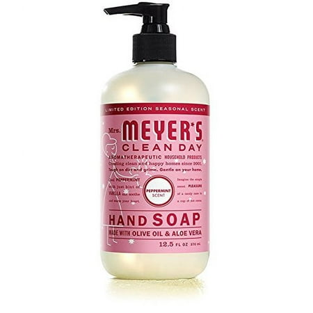 Mrs. Meyer's Clean Day Liquid Hand Soap 3 Scent Variety Pack 12.5 OZ Each (Peppermint, Orange Clove, Iowa Pine), 1 CT