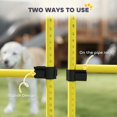 thumbnail image 4 of Adjustable Dog Agility Training Set - 4 PCS Yellow Obstacle Course with Portable Bag | Backyard & Park Fun for All Skill Levels, 4 of 7