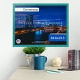 thumbnail image 5 of ArtToFrames 38.6x29.5 Inch - 98x75 CM Blue Puzzle Frame for 2000 piece Puzzles.1.50 Inch Custom Wood Puzzle Frames, Turquoise - Comes with Economy Acrylic, 5 of 6