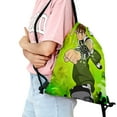 thumbnail image 2 of Drawstring Backpack for Ben 10 Ben 10 Drawstring Pocket Adults Women Men Party Favor Bags Sports for Swimming Gym Travel Hiking Camping Tote Bag 11.8 × 15.7 in, 2 of 6