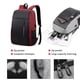 thumbnail image 3 of Mochila para portátil con puerto de carga USB para hombres y mujeres, color rojo, 3 of 6