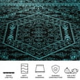 thumbnail image 5 of SAFAVIEH Adirondack Xavier Oriental Area Rug, Black/Teal, 9' x 12', 5 of 11