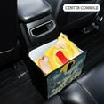 thumbnail image 3 of Qxltty Winter Village View Car Dumpster Collapsible Rear Seat Suspension Trash for Front Seat Center Console in Vehicle, 3 of 8