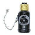 thumbnail image 6 of 4 Light Bulb Socket 2 Outlets Splitter Switch Light Holder Adapter Pull Chain, 6 of 6
