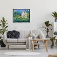 thumbnail image 4 of Tall Sunflowers Country Barn Landscape Painting Luster Gray Framed Art Print Wall Art, 4 of 6