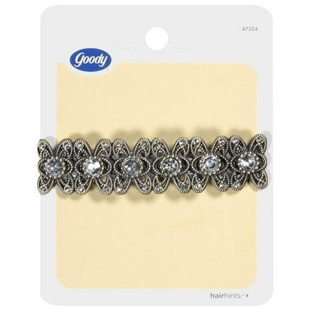 Goody Jeweled Metal Flower Barrette