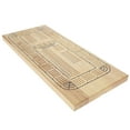 thumbnail image 2 of WE Games Wooden Cribbage Board Game Set, Solid Wood 4 Track Cribbage with 28 Colorful Pegs, 2 of 7
