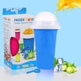thumbnail image 5 of Fir ceda Slushy Maker Cup, TIK TOK Magic Quick Frozen Magic Squeeze Smoothies Cup, DIY Casero Smoothie Cups Heladera para niños y familia rosa, 5 of 5