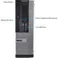 thumbnail image 3 of Restored Dell OptiPlex 790 Desktop Tower Computer, Intel Core i5, 4GB RAM, 250GB HD, DVD-ROM, Windows 10 Pro 64-bit, Black (Refurbished), 3 of 4
