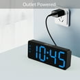 thumbnail image 4 of KWANWA Alarm Clock for Bedrooms with Dynamic RGB Night Light, Dimmer,USB Charger, (Includes 59" Charging Cable) Small Bedside Digital Clock with Led Display for Kids,Teens,Seniors, 4 of 8