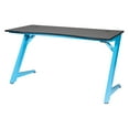 thumbnail image 6 of Beta Battlestation Game Desk with Black Carbon Top and Matte Blue Metal Legs, 6 of 11