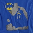 thumbnail image 2 of Batman Bat Knockout Women's T Shirt, Royal, Large, 2 of 6