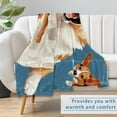 thumbnail image 6 of Dog Soft and Warm Microfiber Custom Throw Blanket: Printed Lightweight Throw Blankets for Sofa, Bed, Couch, Office, and Camping, 6 of 6