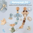 thumbnail image 4 of Pacifier Clip, Cute Animal Pacifier Holder Clip for Boys and Girls, Most Pacifiers, Baby Teethers, Baby Shower and Baby Essentials(Elephant), 4 of 7