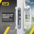 thumbnail image 4 of 8.5 Legacy Sliding Patio Glass Door Center Latch Handle Set Replacement - Sash Controls 2265 - Mortise Type, Fits 3-15/16 Screw Hole Spacing and Fits 1-1/4 to 2-1/4 Door Thickness, 4 of 6