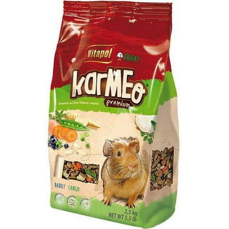 A&E Cage ZVP-1368 5.5 lbs Karmeo Premium Food for Guinea Pigs Zipper Bag