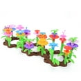 thumbnail image 4 of NeveLance 104Pcs Children DIY Mini Garden Flowers Blocks Assembly Educational Toy, 4 of 8