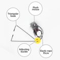 thumbnail image 2 of Jouets Interactifs en Plume pour Chat, Jouet Teaser Rétractable pour Chat, Jouets Interactifs Suspendus pour Chats d'Intérieur, Jeu de Poursuite pour Chaton, Exercice Amusant pour Chaton, Exercice Mental et Physique, Casse-Tête, Jouets pour Chaton, 2 of 11