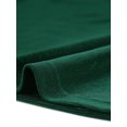 thumbnail image 5 of Camiseta casual de manga corta con cuello en V de terciopelo Allegra K Verde L, 5 of 5