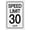 Warning Sign 3, variant on Speed Limit 30 Mph Rust Free Aluminum Sign 8"x12" - Professional Graphics Easy To Mount, Indoor & Outdoor Use, Traffic Speed Limit Sign