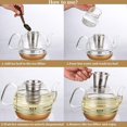 thumbnail image 2 of 2PCS Tea Filter with Handles & Lid, Tea Infuser, Tea Filter for Mug, Tea Strainer, Tea Infuser, Tea Infuser t, 2 of 2