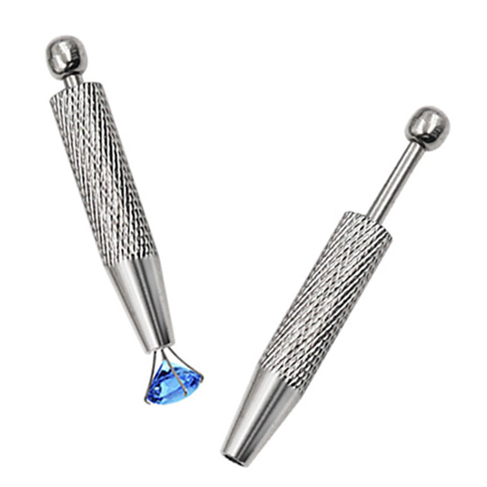 3pcs Jewelry Prong Tweezer 4 Prongs Piercing Ball Grabber Pickup Tool  Accessory