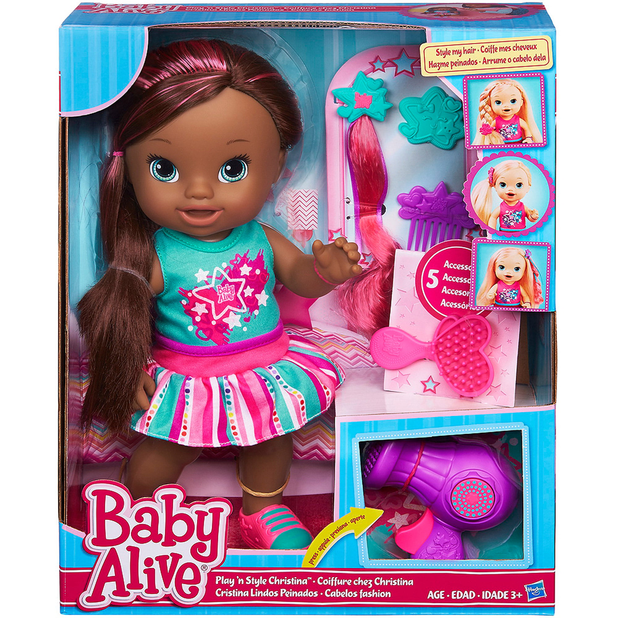 baby alive play n style christina