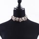 thumbnail image 3 of Qarigey Exquisito collar tipo babero con diamantes de imitación indios, Collar grande de lujo con diamantes de imitación para mujer Ropa, zapatos y accesorios Miscelánea Púrpura, 3 of 6