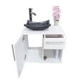 thumbnail image 3 of Gabinete para Baño DECOMOBIL con Puerta y Cajón con Lavabo y Monomando Blanco/Gris, 3 of 5