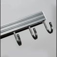 thumbnail image 4 of Space Aluminum Kitchen Hook With Knife Slot Storage Rack Hole Free Wall Hanging Rod Row Hook Storage Rack Bathroom Living Room Clothes Hook Pendant, 4 of 5