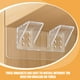 thumbnail image 3 of unbranded 10Ud Puntas De Soporte Para Repisas De Plástico Transparente Con Reforzado Para Estantes Sin Taladro, 3 of 8