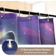 thumbnail image 4 of Shower Curtain Set 4 Piece for Bathroom Decoration, Butterflies and Flowers Bathroom Sets with 1 Fabric Shower Curtain and 3 Non-Slip Bathroom Rugs Accessories with Hooks, 4 of 8