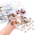 thumbnail image 4 of Aellinatey Nail Art Glitter 6-Grid 3D for Butterfly Nail Sequins Nail Art Makeup DIY Decora, 4 of 7