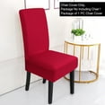 thumbnail image 2 of Unique Bargains Dining Chair Cover,Stretch Bar Stool Slipcover Kitchen Chair Protector Spandex Chair Seat Cover for Home Decorative, 2 of 9