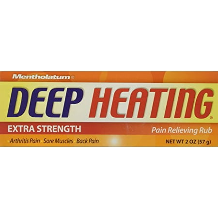 5 Pack - Mentholatum Extra Strength Deep Heating Pain Relieving Rub 2oz