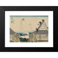 thumbnail image 2 of Katsushika Hokusai 14x11 Black Modern Framed Museum Art Print Titled - Koto Suruga-Cho Mitsuryakuzu, 2 of 5