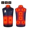 thumbnail image 2 of Meresysid Heated Vest for Men And Women Plus Size Heated Coat 9 Heating Heated Jacket Winter Heating Coat Navy, 2 of 6