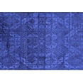 thumbnail image 1 of Ahgly Company Indoor Rectangle Abstract Blue Modern Area Rugs, 7' x 10', 1 of 4