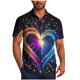 thumbnail image 2 of Blusa y camisa de manga corta con cuello vuelto para hombre, blusa informal de moda con cuello vuelto, blusa estampada de manga corta con botones, blusa de poliéster para hombre, 2 of 6