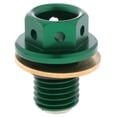 thumbnail image 2 of koolsoo Car Engine Oil Pan Drain Plug Bolt Nut Screw For ATV Green, 2 of 9