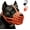 Orange, variant on Waterproof Dog Muzzle, Sturdy Basket Muzzles for Medium Large Dogs Pitbull Rottweiler to Prevent Biting Scavenging in Grooming Training, Lightweight and Washable (Black, M Snout Cir: 9.85"-12")