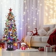thumbnail image 5 of 2PCS 3 Ft Pre-Lit Christmas Tree, Pre-Lit Artificial Christmas Trees Snow Flocked Xmas Tree with 78 Led Lights,Christmas Decoration for Home, Office, Easy Assembly, 5 of 7